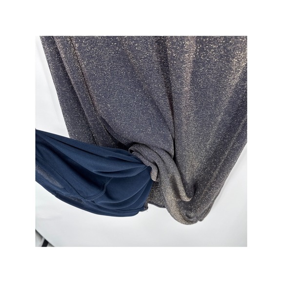 Vtg Rabbit Designs Womens 10M Sheath Dress Metallic Event Sparkle Party Shiny - Picture 8 of 9